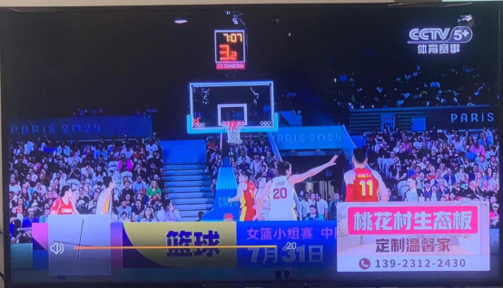 桃花村生态板闪耀巴黎奥运会央视直播,匠心品质共筑辉煌时刻