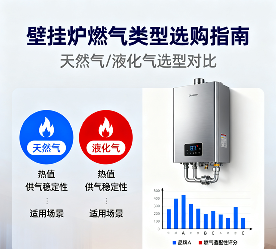 壁挂炉品牌燃气类型选择：天然气、液化气、沼气适配机型